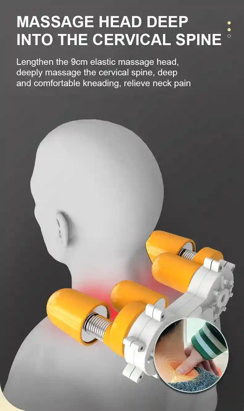 Electric Shiatsu Massage Roller for Deep Tissue Back and Neck Relief Massage Roller Tidesmit