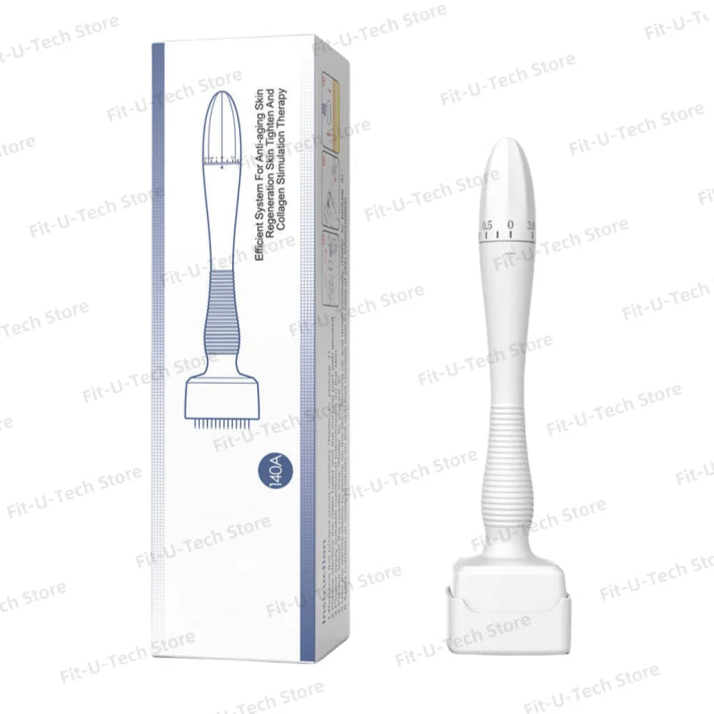 Adjustable Derma Stamp 140 Pins for Beard and Scalp Health Body Shaping Massage Equipment Tidesmit
