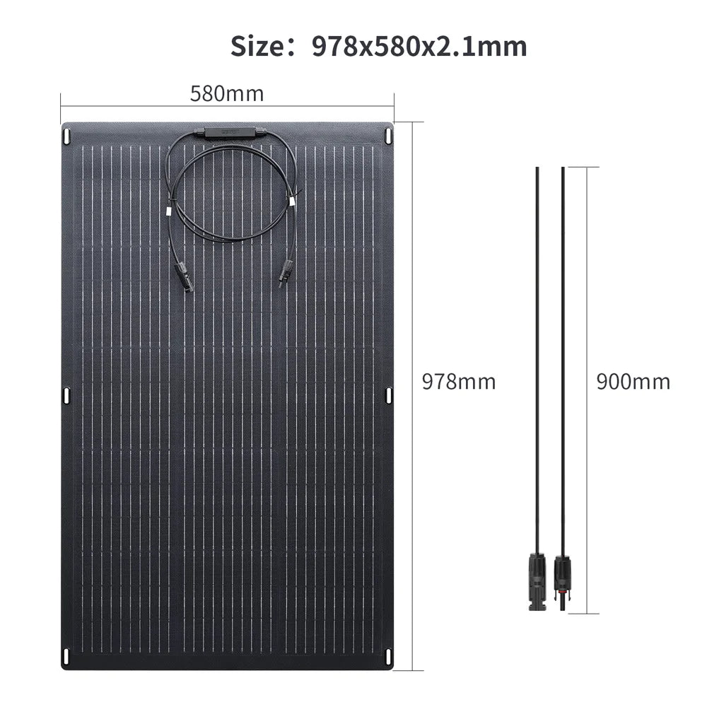 Tidesmit 299Wh LiFePO4 Portable Power Station with 100W Solar Panel Kit Tidesmit