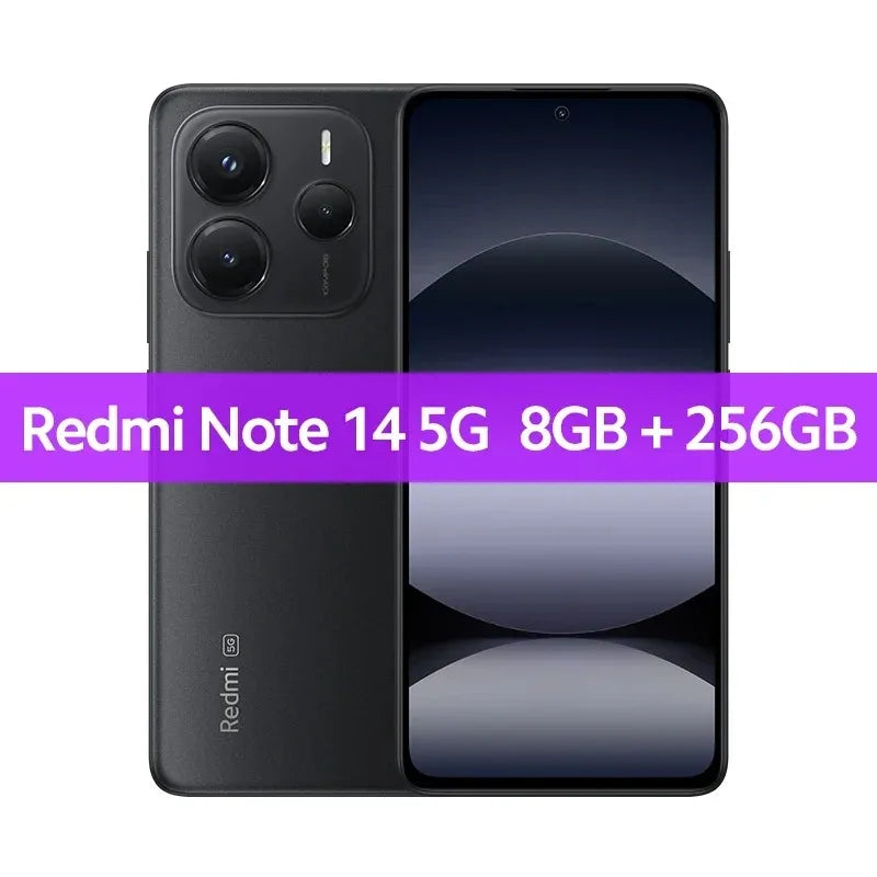 Global version Xiaomi Redmi Note 14 5G Smartphone Dimensity 7025-Ultra  108MP AI camera NFC 6.67" 120Hz AMOLED display IP54