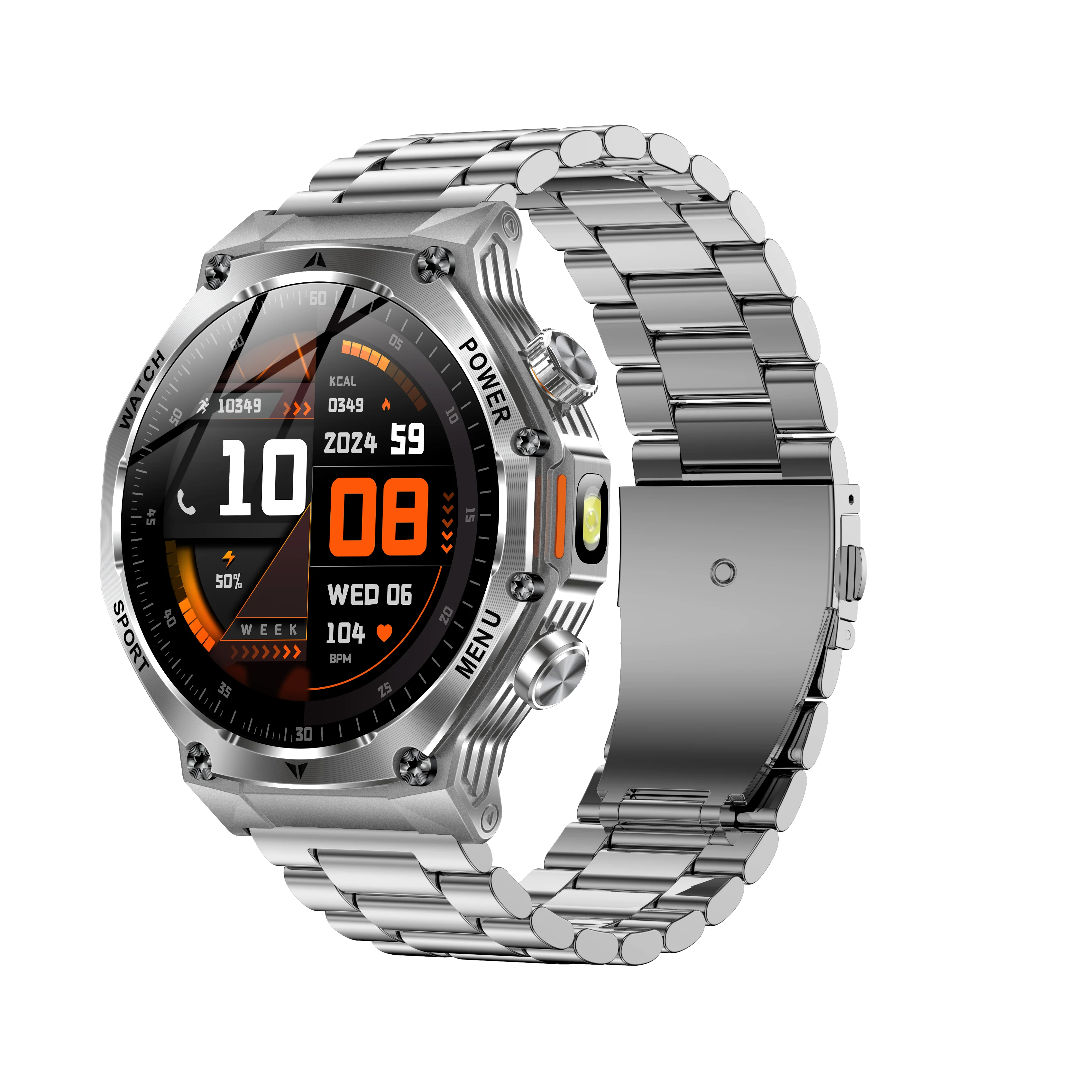 YLL-AK82 Outdoor Sport for Smart Watch Fitness Tracker Sleep Tracker IP67 Waterproof AMOLED Screen Heart Rate Monitor