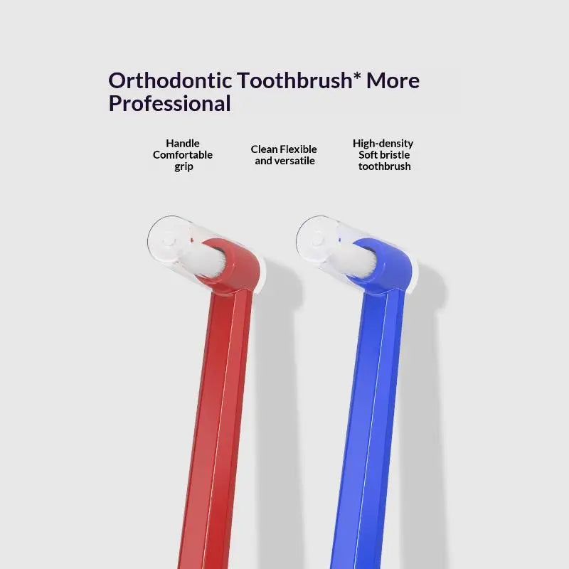 Soft Hair Small Head Single-Beam Toothbrush For Interdental Cleaning Adult Oral Care Deep Cleaning Tool For Teeth Implants