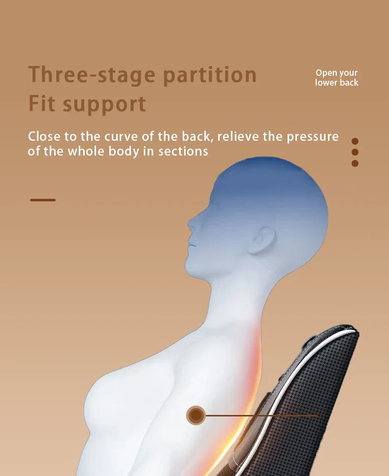 Electric Cervical Neck Massager with Heat Therapy and Airbag Traction Back Massage Instrument Tidesmit