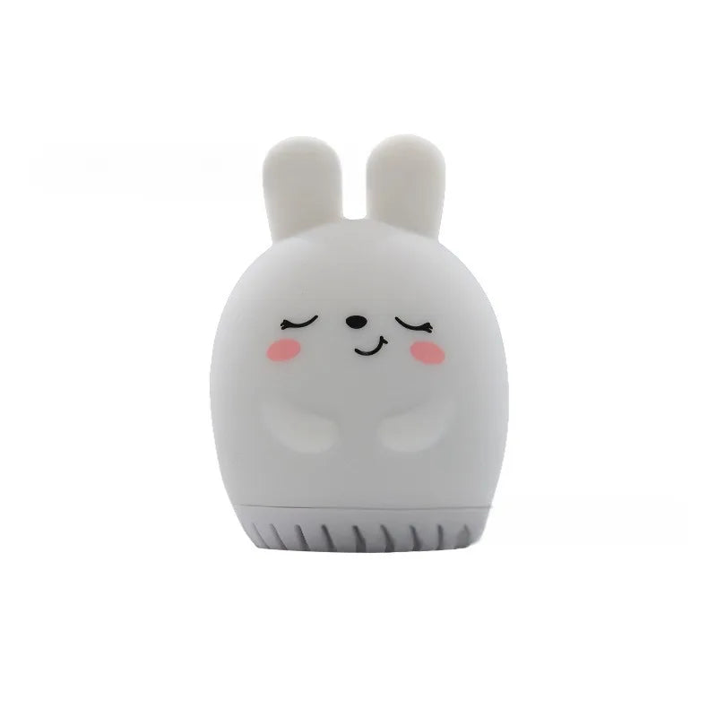 Mini Cute Rabbit White Noise Machine LED Night Light 20 Soothing Baby Music Sleep Aid Silicone Clap Lamp for Kids & Children