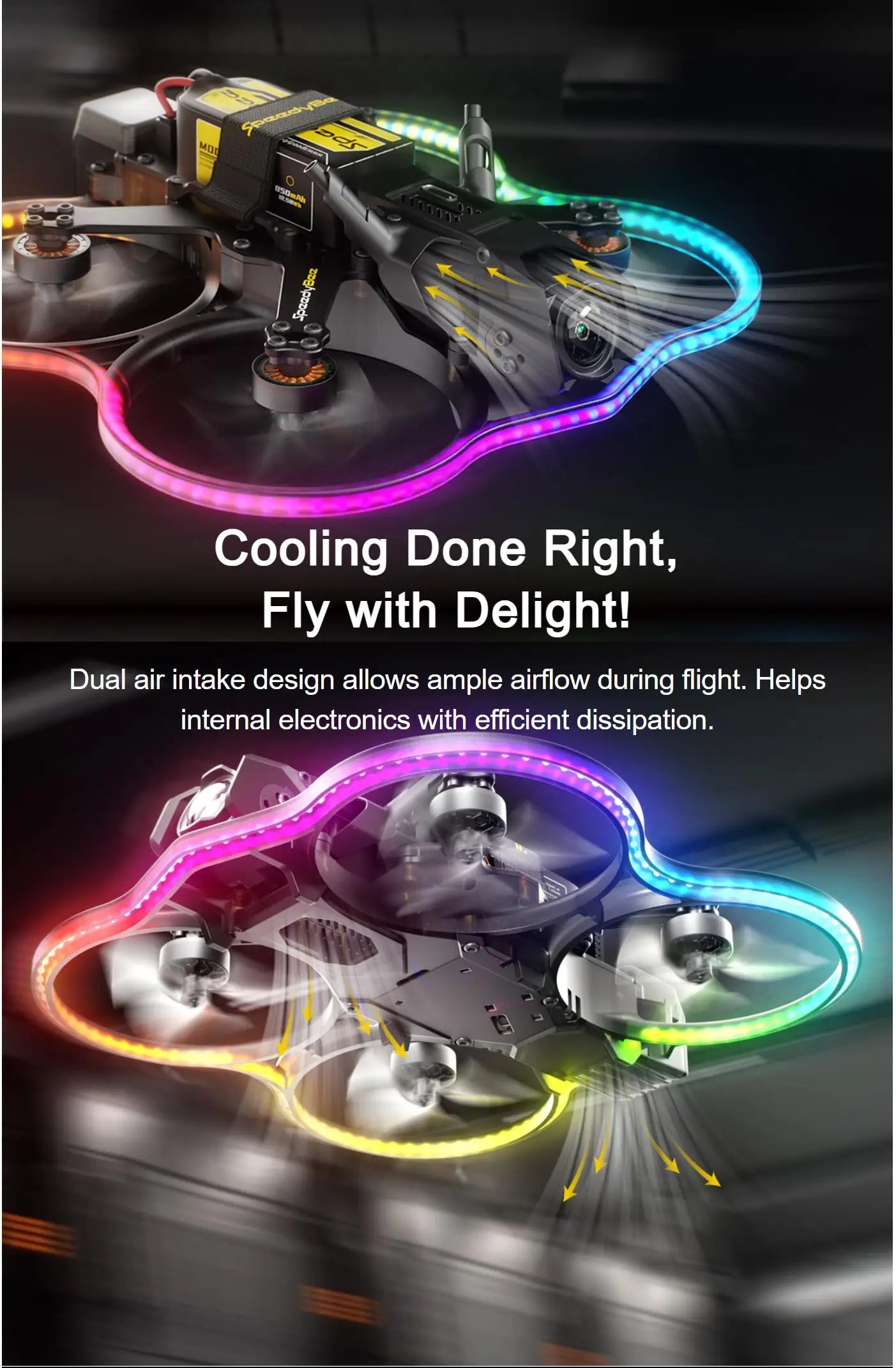 SpeedyBee Bee25 2.5 Inch FPV Drone with O3 Air Unit - PNP/ELRS/TBS Tidesmit