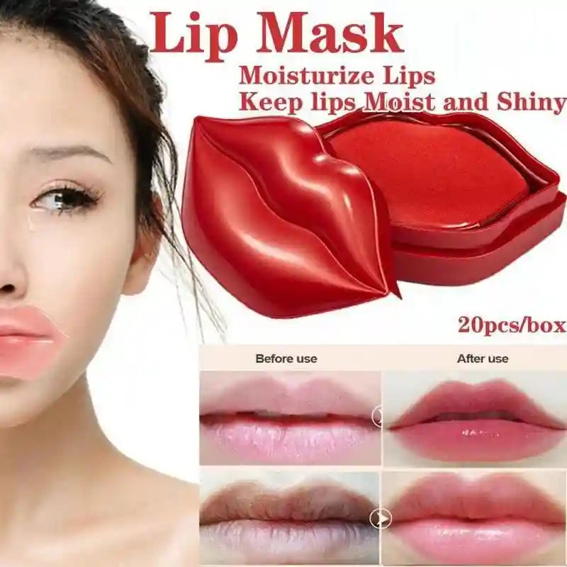 Cherry Collagen Lip Mask - Hydrating Lip Treatment (20 Pieces) Lip Care Tidesmit