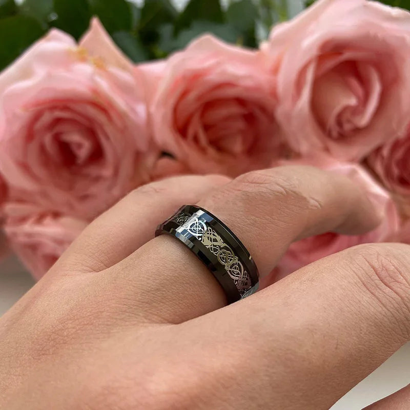 Smart Health Ring - 8mm Stainless Steel Biometric Fitness Tracker Tidesmit