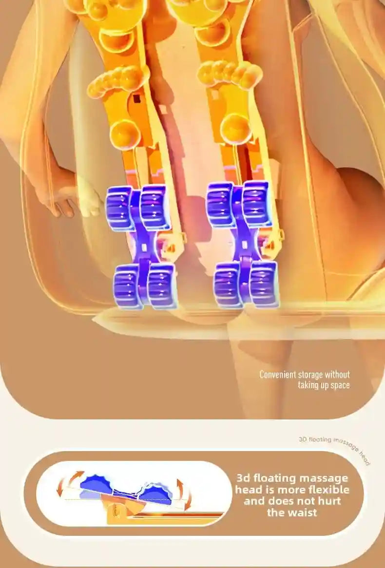 Massage Roller Seat Cushion for Deep Tissue Relief - Tidesmit EU Plug Massage Roller Tidesmit