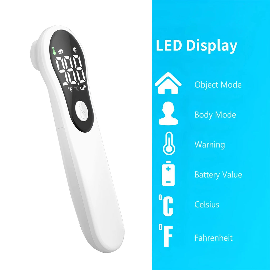 Digital Infrared Fever Thermometer Medical Household Infant Adult Forehead Non-contact Body Temperature Ear Thermometer