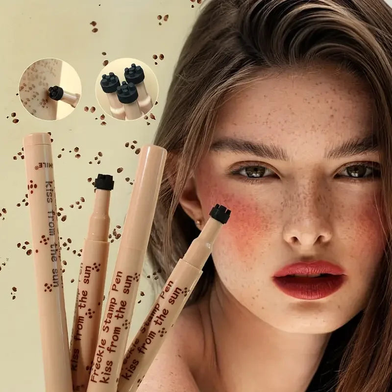 Tidesmit waterproof freckle stamp pen for natural long-lasting faux freckles makeup on all skin tones
