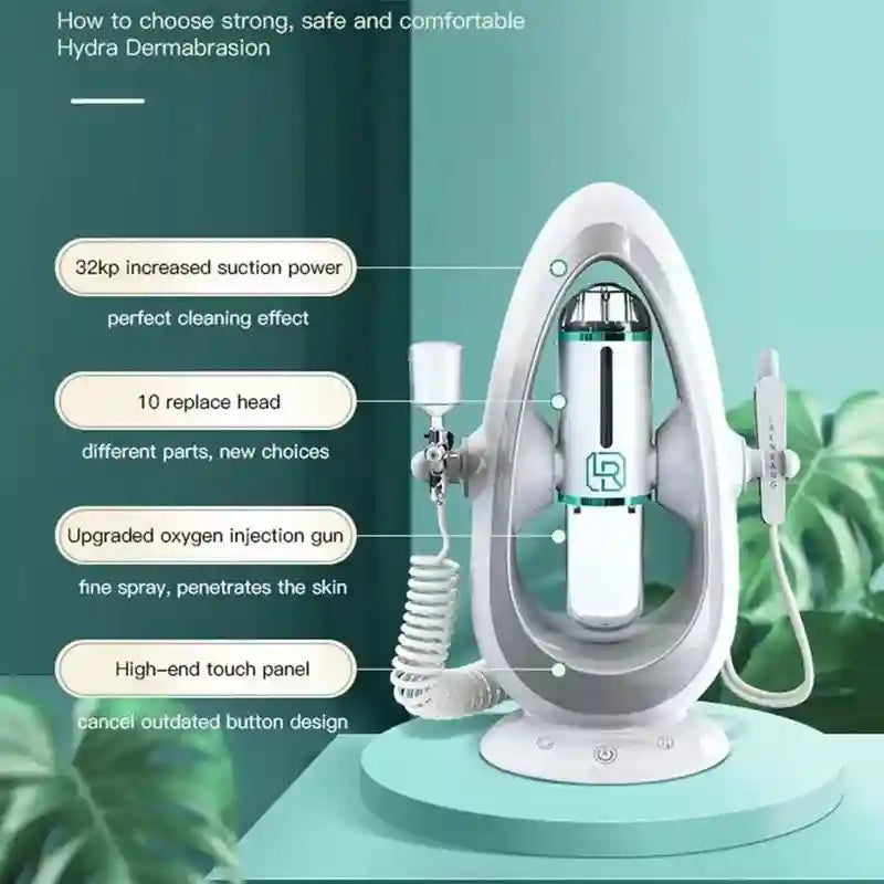 Hydra Facial Machine - Deep Pore Cleansing & Electric Massager Tool Eye Massage Instrument Tidesmit