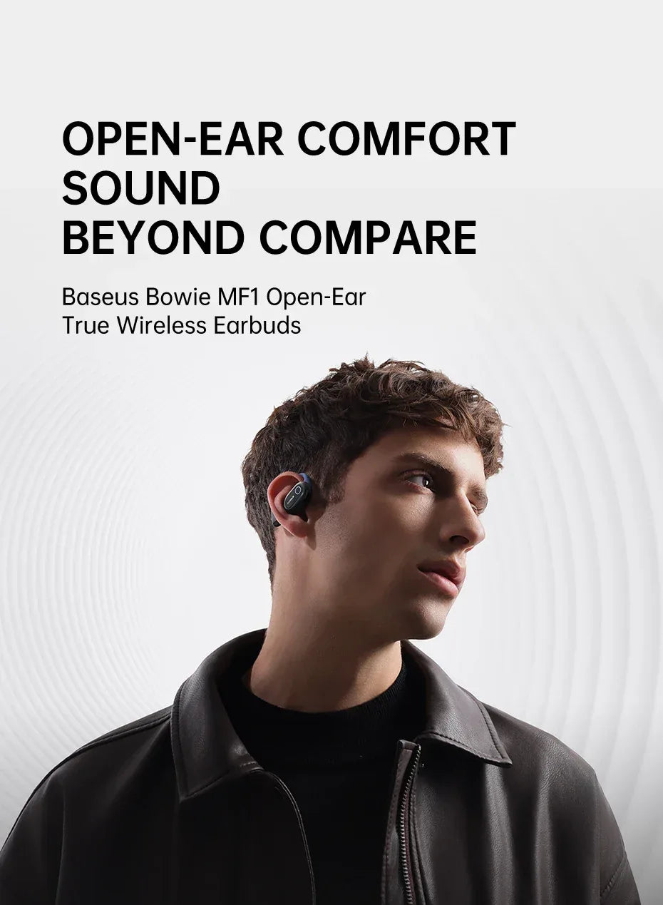 Open-Ear Sport Earbuds Bluetooth 5.4 60-Hour Playtime by Tidesmit Tidesmit