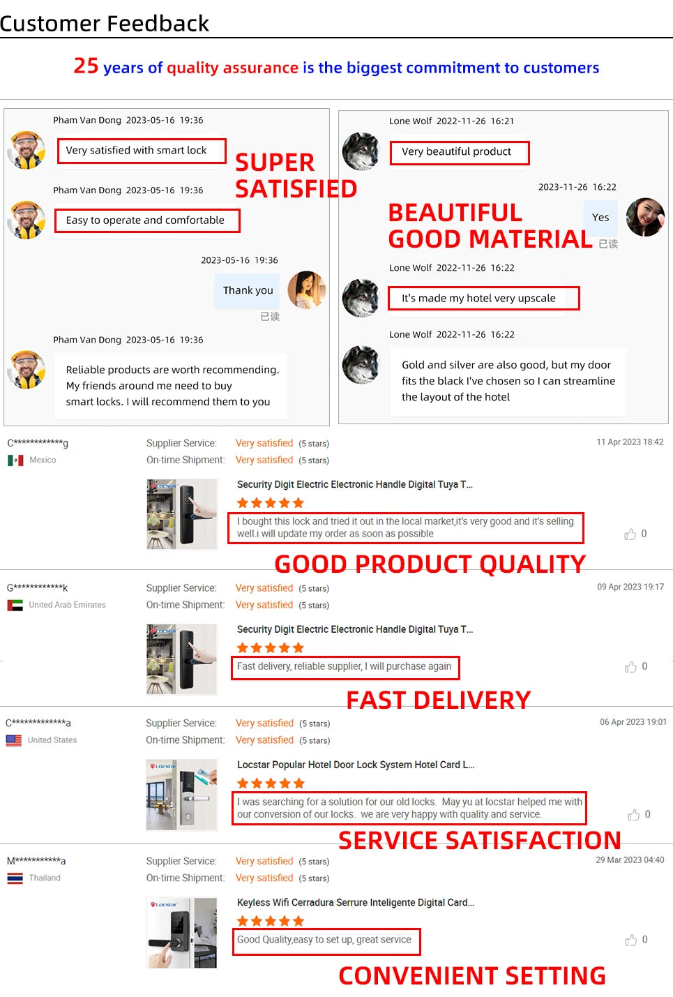 2026 Tuya Wifi Golden Video 3D Face Recognition Fingerprint Digital Smart Door Lock From Alibaba Certification Factory