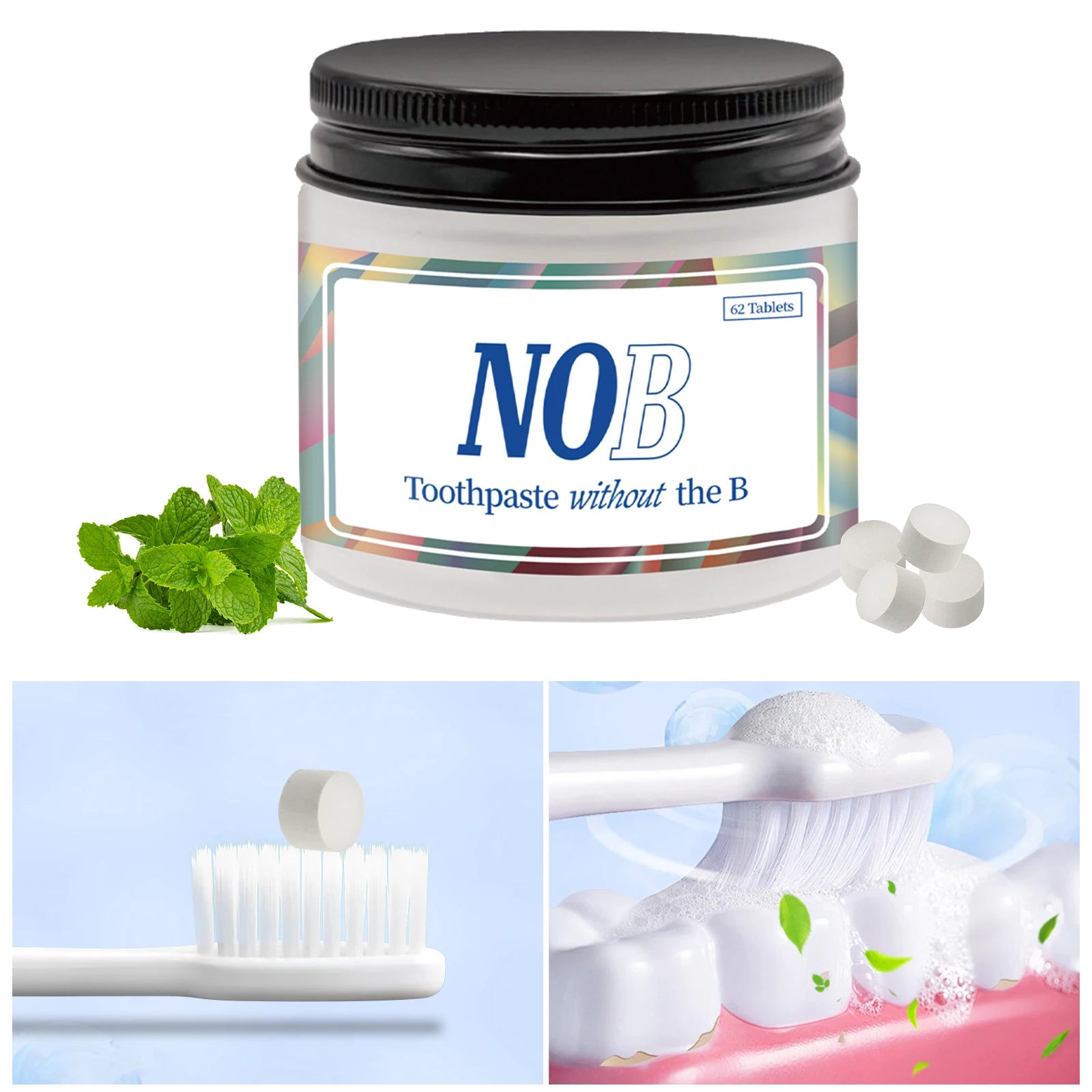 Tidesmit nano-hydroxyapatite toothpaste tablets for teeth whitening and enamel strengthening