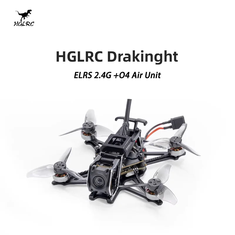Draknight O4 4K Micro FPV Drone - 2 Inch Freestyle Quadcopter ELRS 2.4G O4 Tidesmit