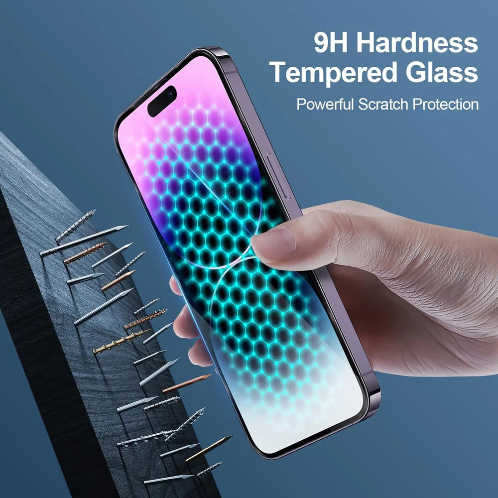 HD Screen Protection For iPhone 16 15 17 14 13 12 11 Pro Max Tempered Glass iPhone15 Pro Camera Lens Film iPhone16 Plus 13 Mini AE Tidesmit