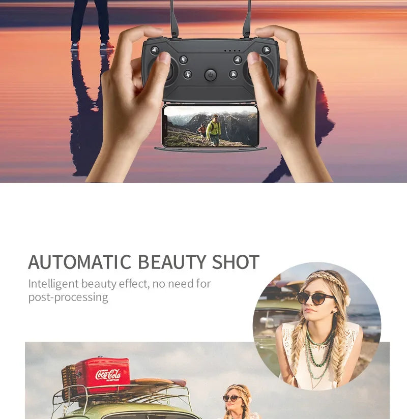 4K Foldable Camera Drone with Obstacle Avoidance | Tidesmit Tidesmit
