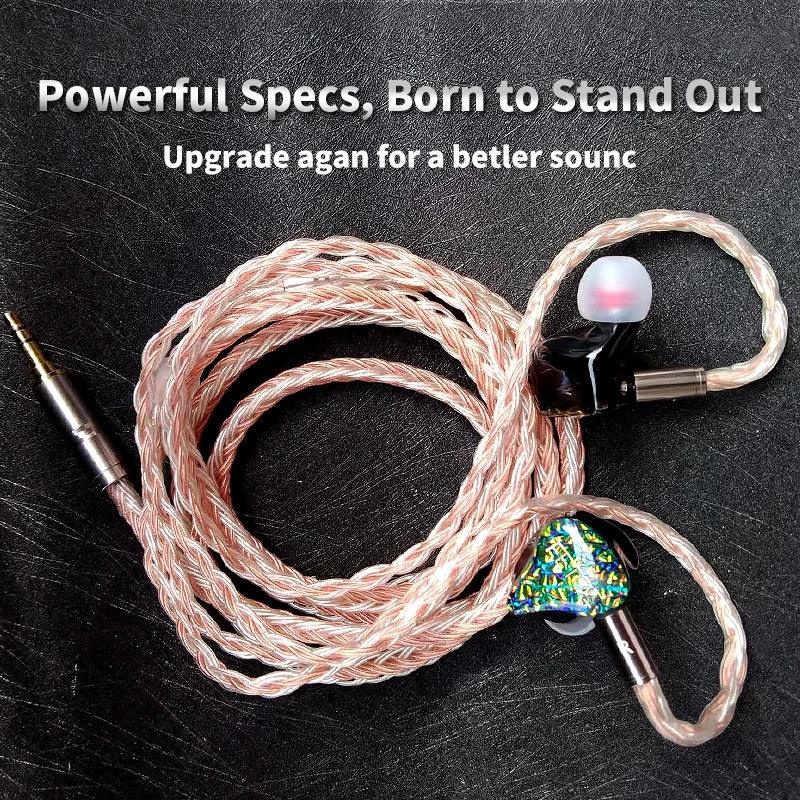 Hybrid In-Ear Monitors Noise Canceling Wired Headphones - Tidesmit 3.5 headphones Tidesmit