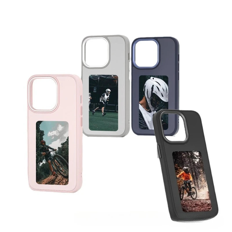 NFC Ink Screen Phone Case for iPhone | DIY Display & Drop Protection Tidesmit