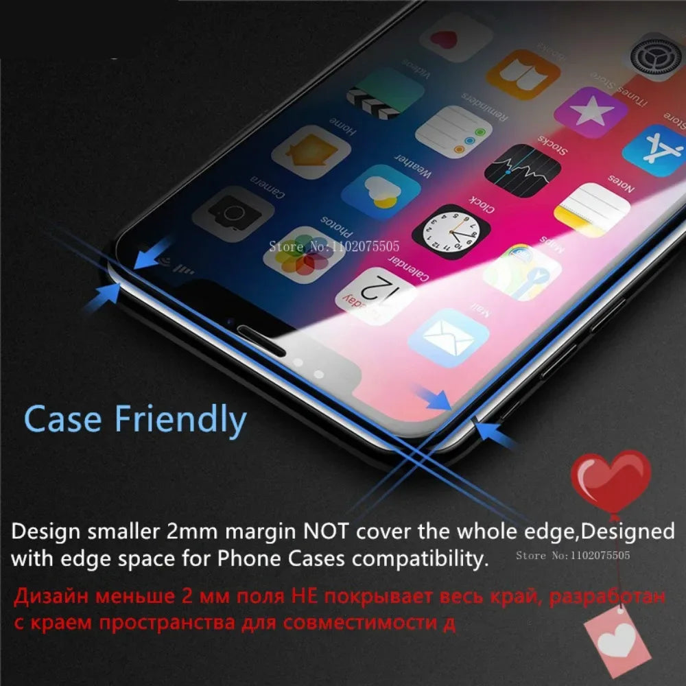 Samsung Galaxy M55 Screen Protector 4-Pack - 9H Tempered Glass Full Cover Tidesmit