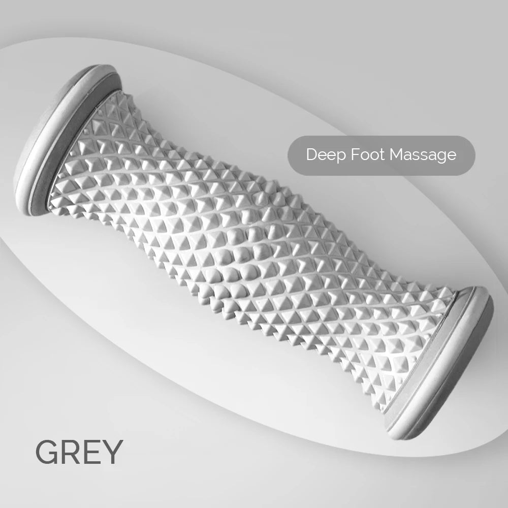 Foot Massager Roller for Plantar Fasciitis Relief - Portable Blue Tidesmit Back Massage Instrument GRAY Tidesmit