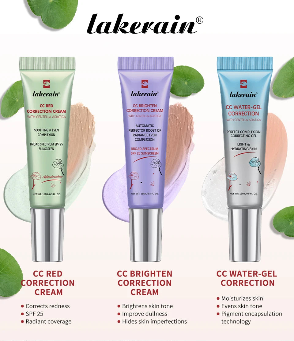 Tidesmit waterproof CC cream texture close-up for moisturizing face makeup coverage
