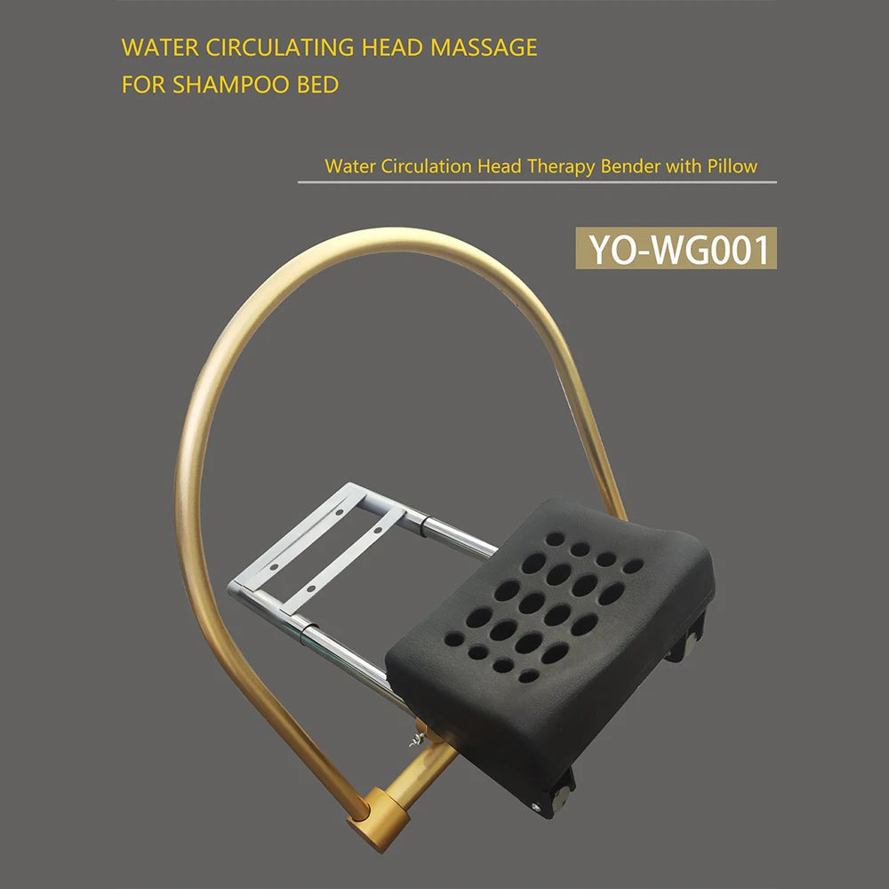Water Circulation Head Therapy Shower - Ergonomic Black Salon Bed Massage Chairs Tidesmit