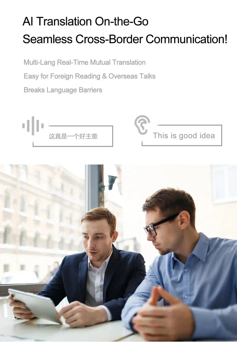 AI Smart Glasses with 100MP Camera & Spatial Audio - Tidesmit Tidesmit