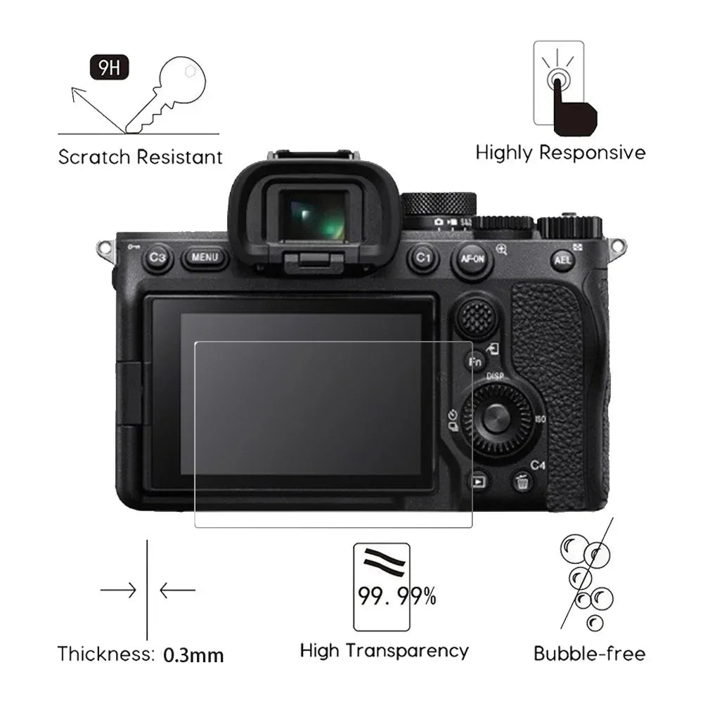 Sony Alpha Screen Protector | 9H Tempered Glass 2-Pack Tidesmit