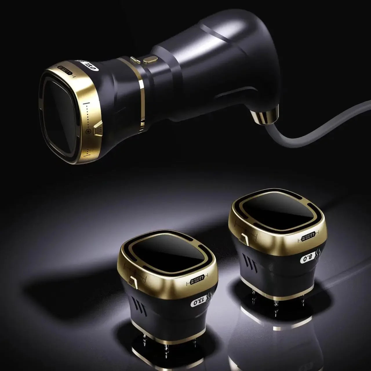 Tidesmit 22D MAX HIFU beauty machine side profile view for facial tightening and professional fat reduction