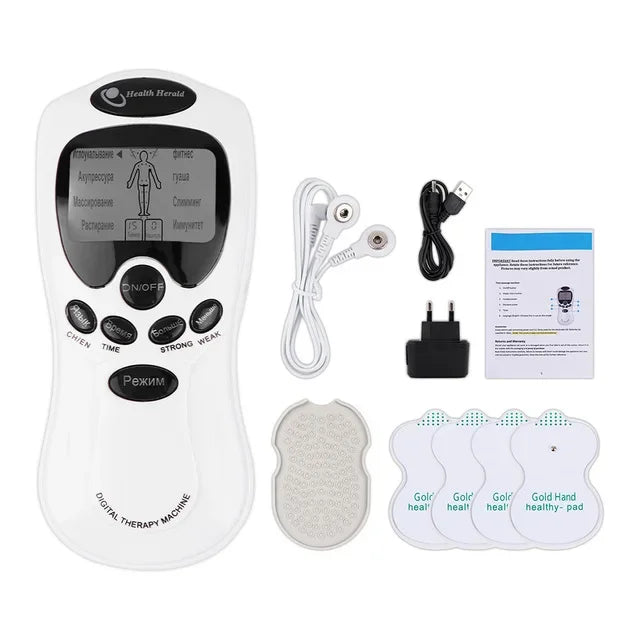 EMS Tens Unit Muscle Massager: Portable Deep Tissue Pain Relief Body Shaping Massage Equipment Russian Type 1 Tidesmit