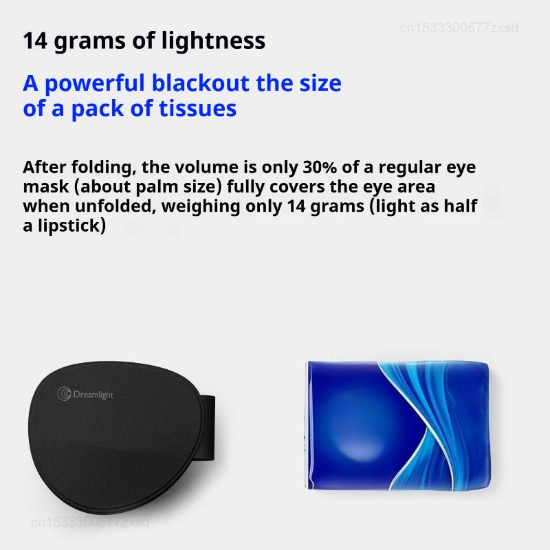 Dreamlight 3D Travel Eye Mask Sleep Blackout 3D Stereoscopic Sleep Aid Portable for Men Women Portable Storage Blindfold