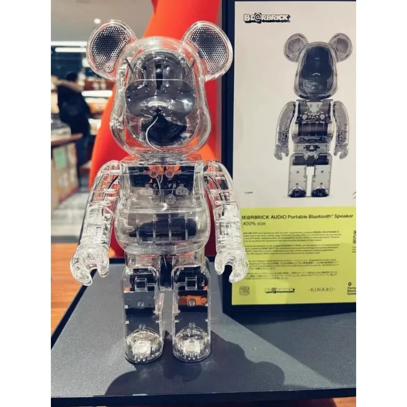 Bearbrick Audio 400% Bluetooth Speaker - Articulated Wireless Audio Dock Tidesmit