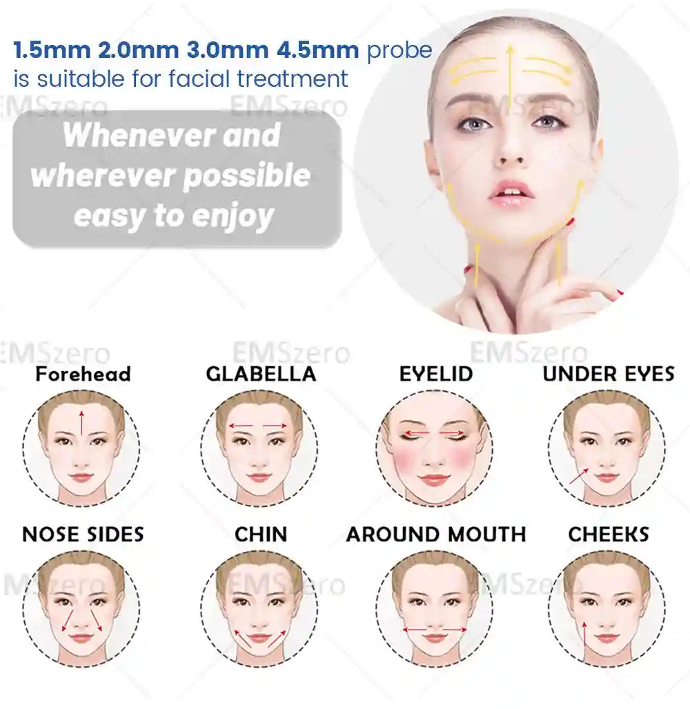 7D HIFU Skin Tightening Machine for Facial Lifting | Tidesmit Eye Massage Instrument Tidesmit