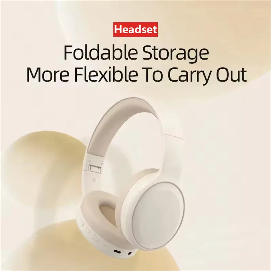 Tidesmit Wireless Bluetooth Headphones Foldable Over-Ear Mic Tidesmit