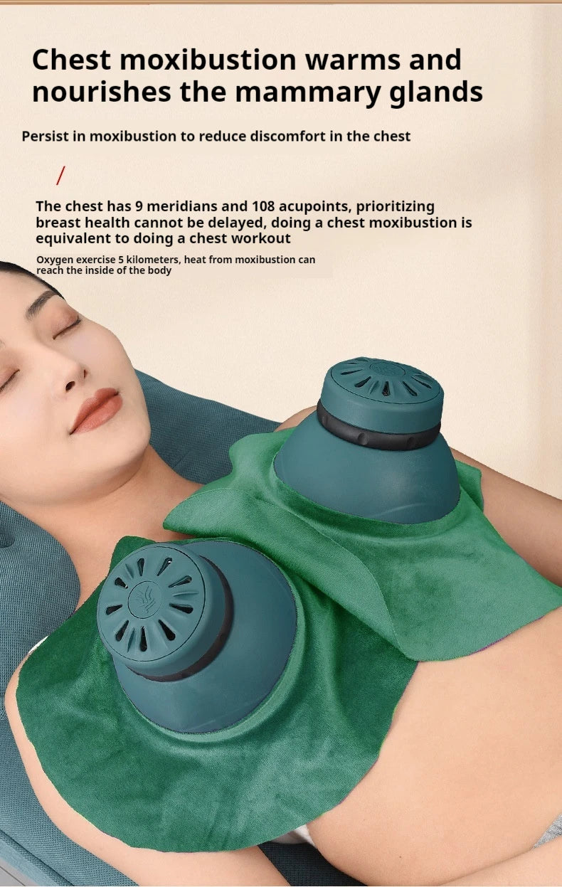 Smokeless Moxibustion Jar: Portable Muscle Relief & Heat Therapy Tool Back Massage Instrument Tidesmit