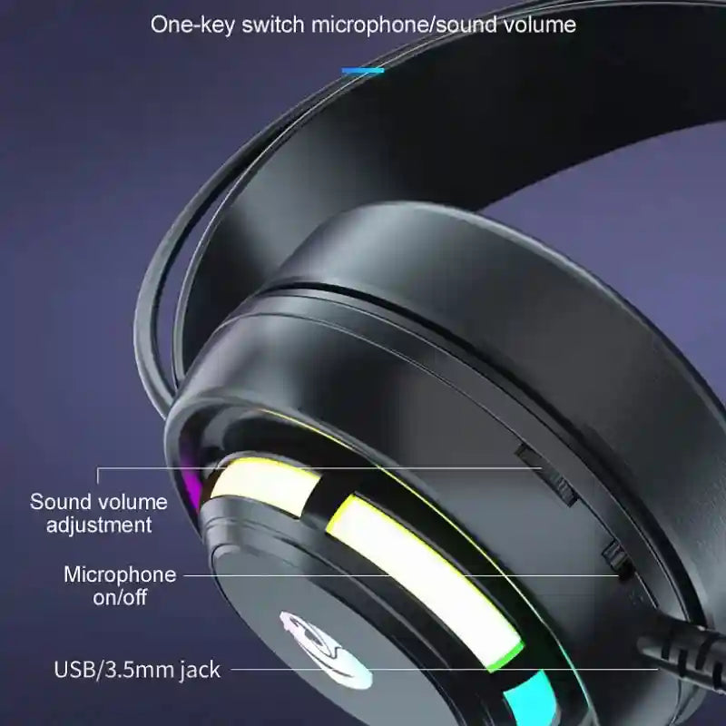 Gaming Headset with 7.1 Surround Sound and Noise Cancelling Microphone Tidesmit