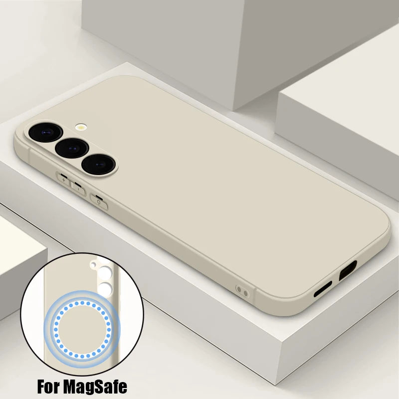 Magnetic Wireless Charging Case for Samsung Galaxy | Military-Grade Protection Tidesmit