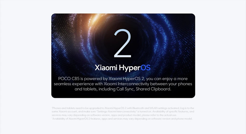 Global Version POCO C85 Smartphone 128GB 256GB MTK Helio G81-Ultra 6.9" Dot Drop Display 50MP Main Camera 6000mAh 33W Charging