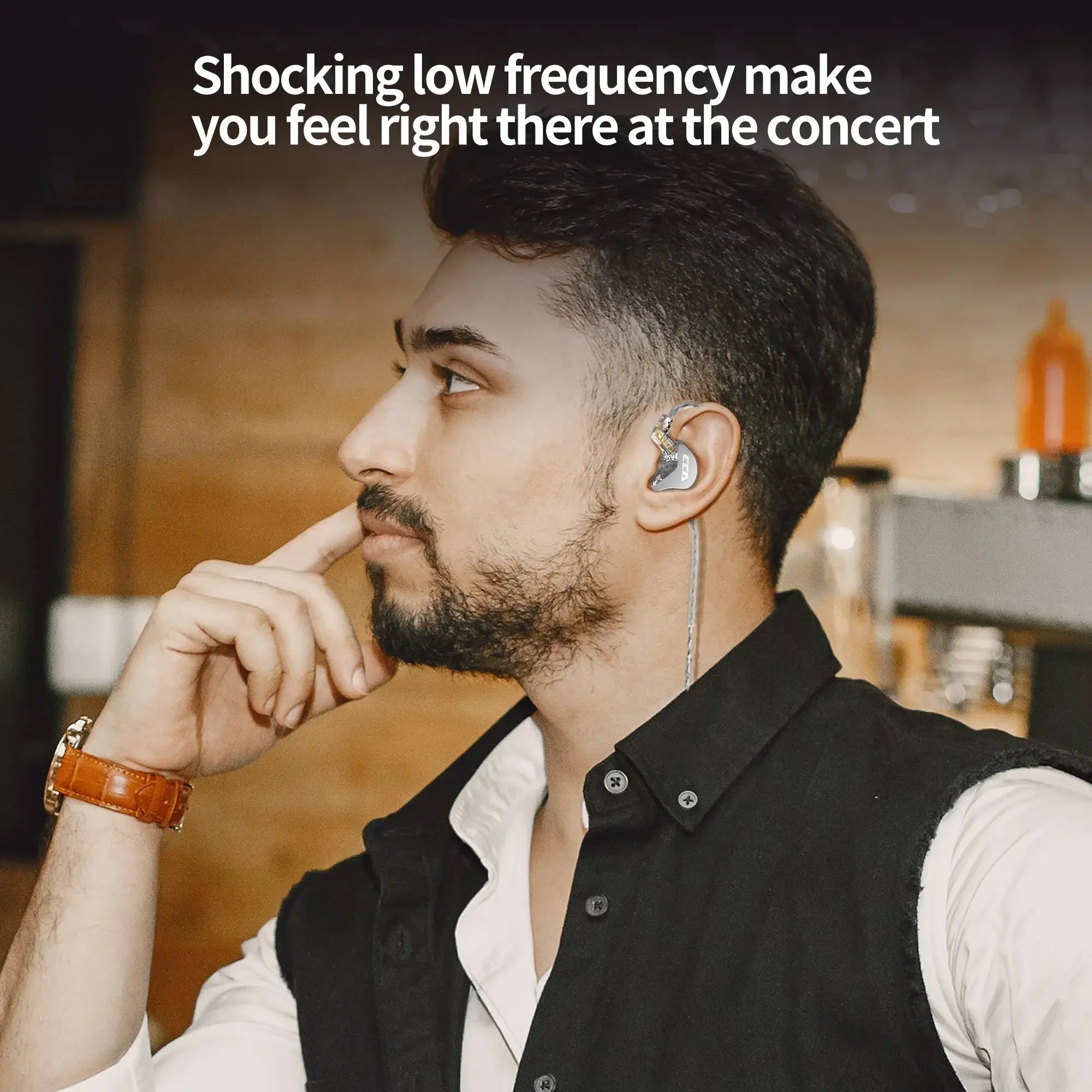 CCA CRA In-Ear Monitors | Dynamic Driver Wired Earbuds | Tidesmit Tidesmit