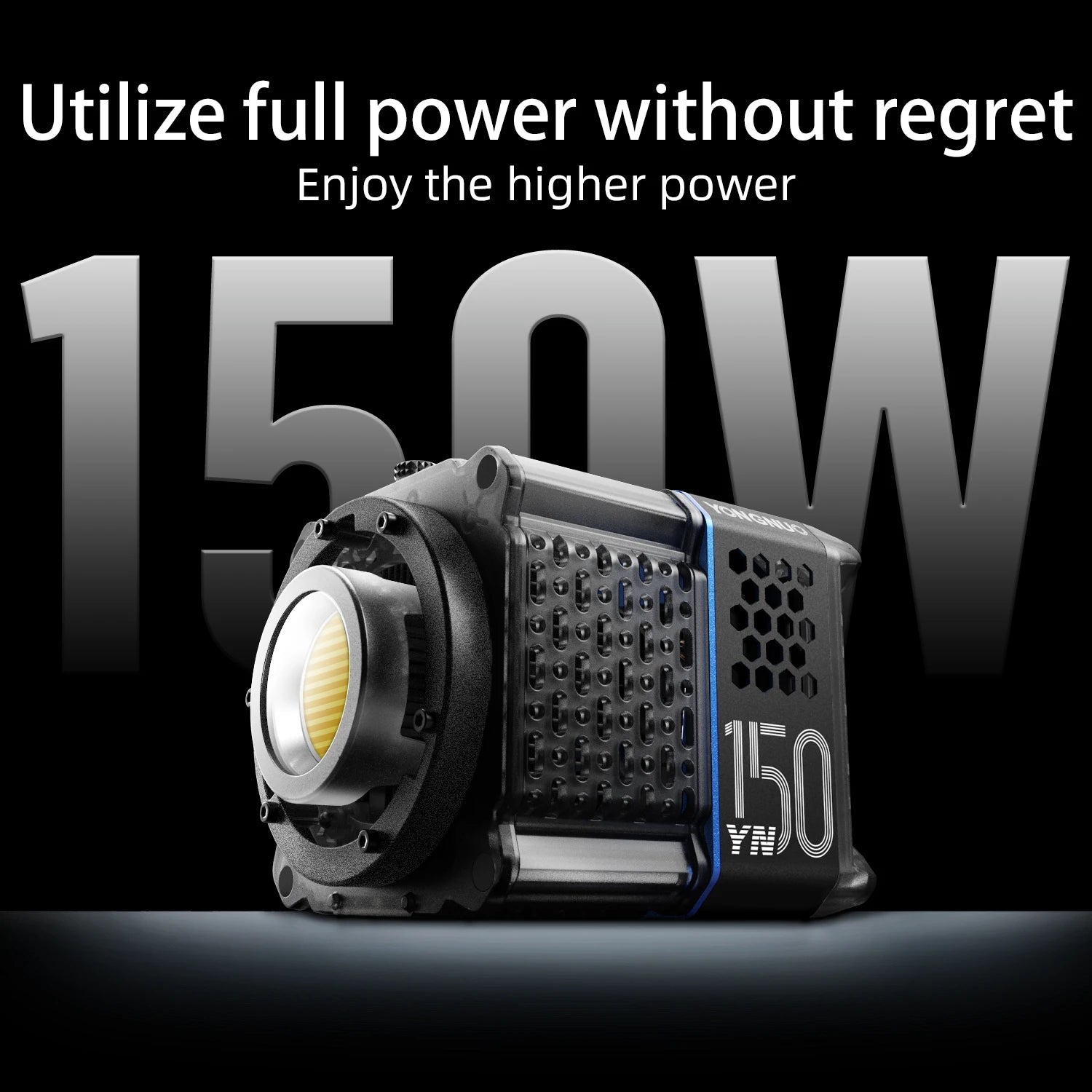 Portable 150W COB LED Video Light – Adjustable Color Temperature Kit Tidesmit