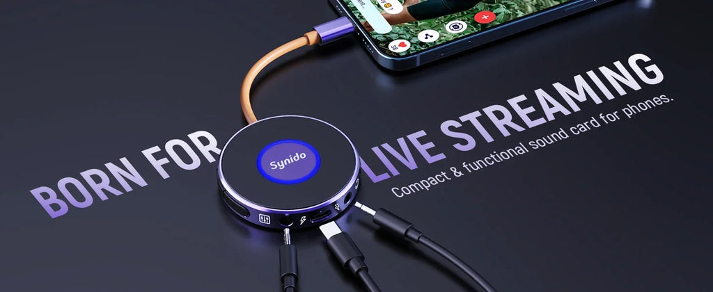 USB-C Audio Interface for Mobile Streaming - Tidesmit A20 & A10 Models Tidesmit