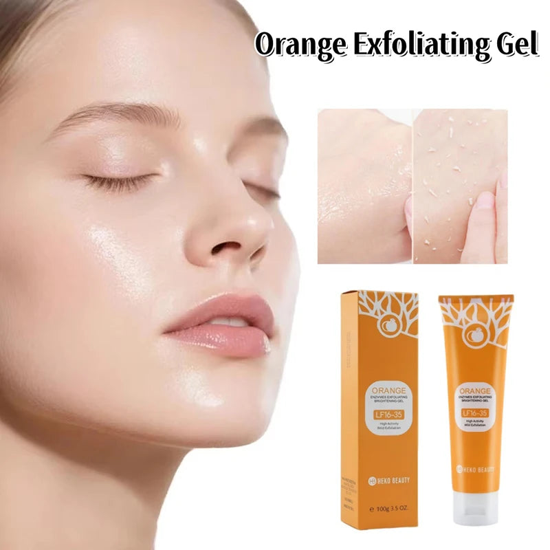 Orange Exfoliating Gel for Face - Brightening Skin Scrub (1-3 Pcs Set) Scrubs Treatments Tidesmit
