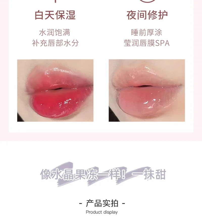 Peach Milk Lip Oil - Nourishing Moisturizing Lip Treatment Balm Lip Care Tidesmit