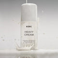 KOEC Heavy Cream 50ml hair & body fragrance mist in cylindrical bottle. Jasmine, vanilla, lemon scent. Moisturizing.