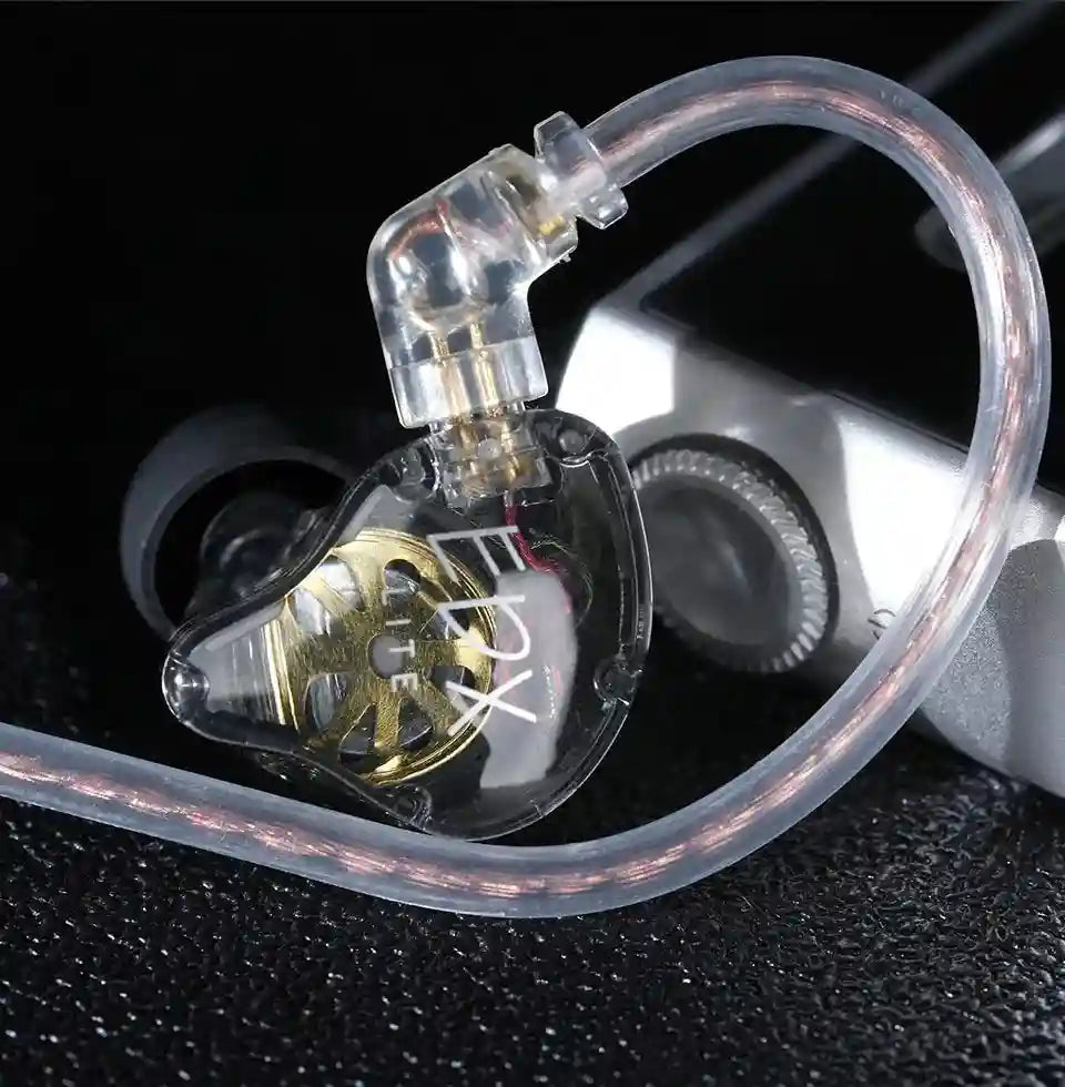 KZ EDX Lite In-Ear Monitor Headphones - Studio Sound Wired Earbuds Tidesmit