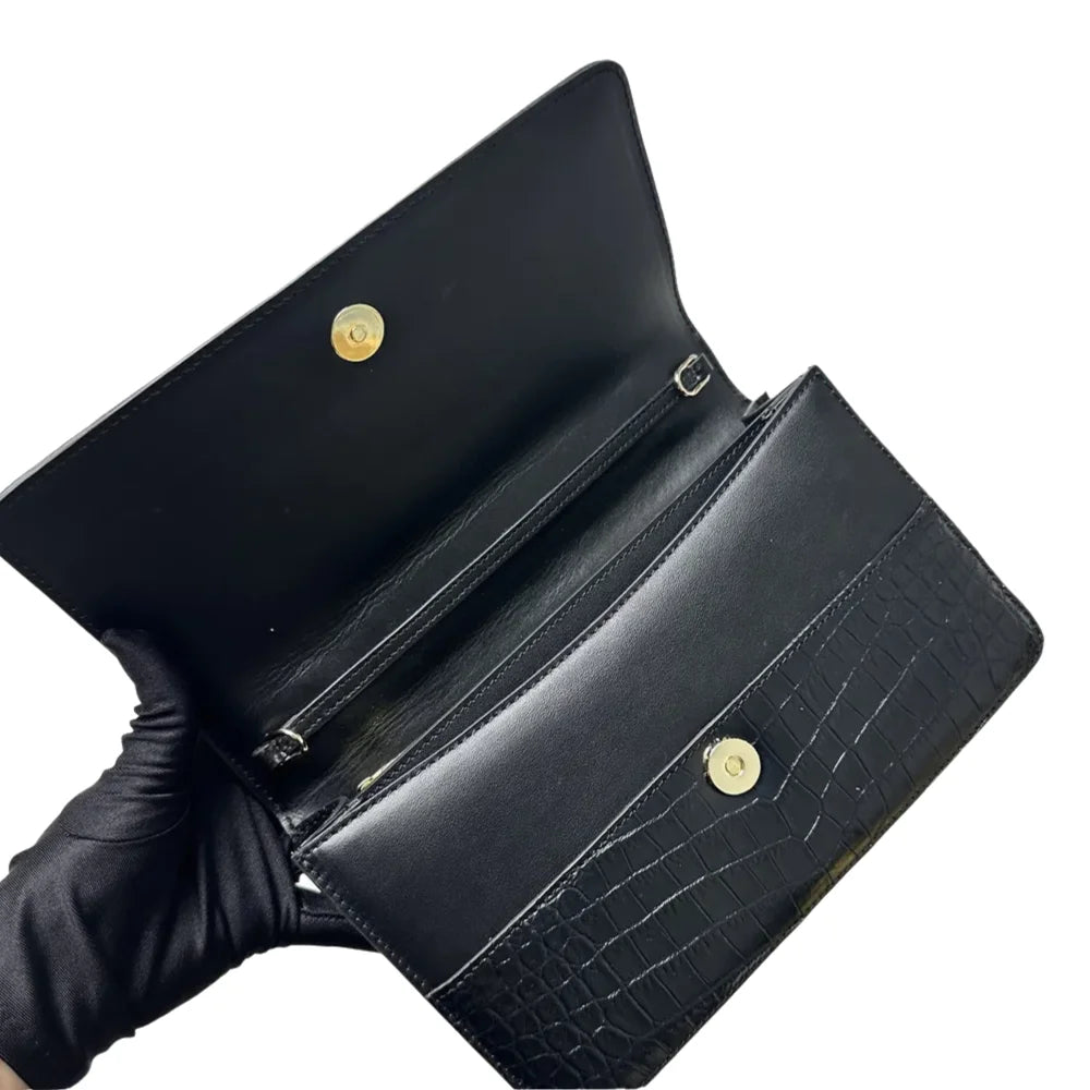 Authentic crocodile leather women's small flap bag real crocodile leather women's handbag single-shoulder cross-body bag