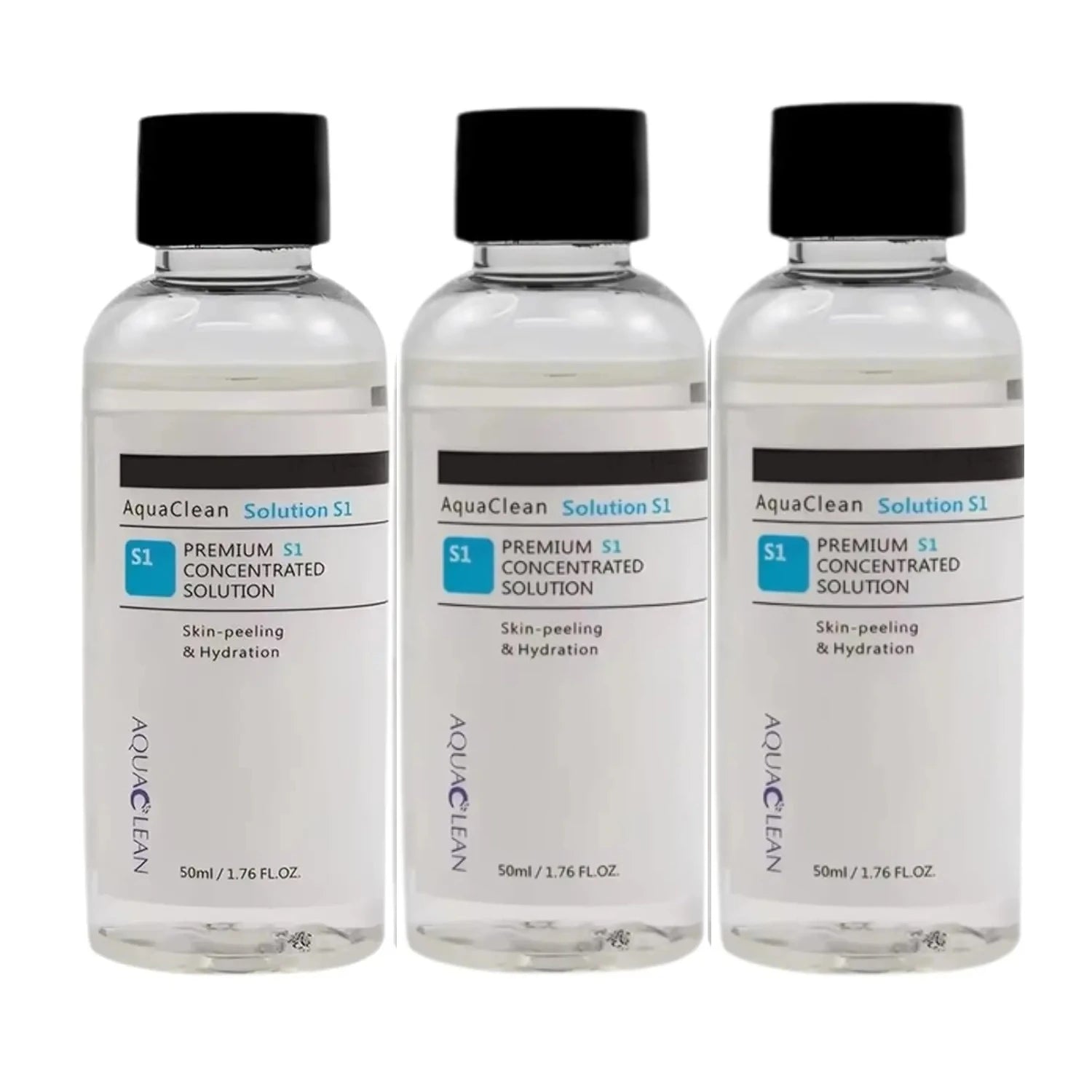 Aqua Peeling Facial Solution - 3 Piece Deep Cleansing Serum Set Scrubs Treatments S1 3 pcs Tidesmit