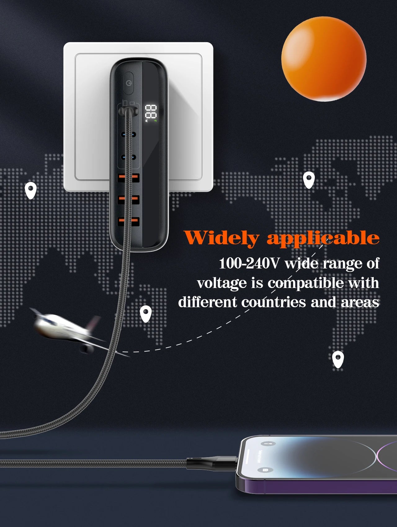 140W GaN USB C Fast Laptop Charger - PD Power Adapter Tidesmit