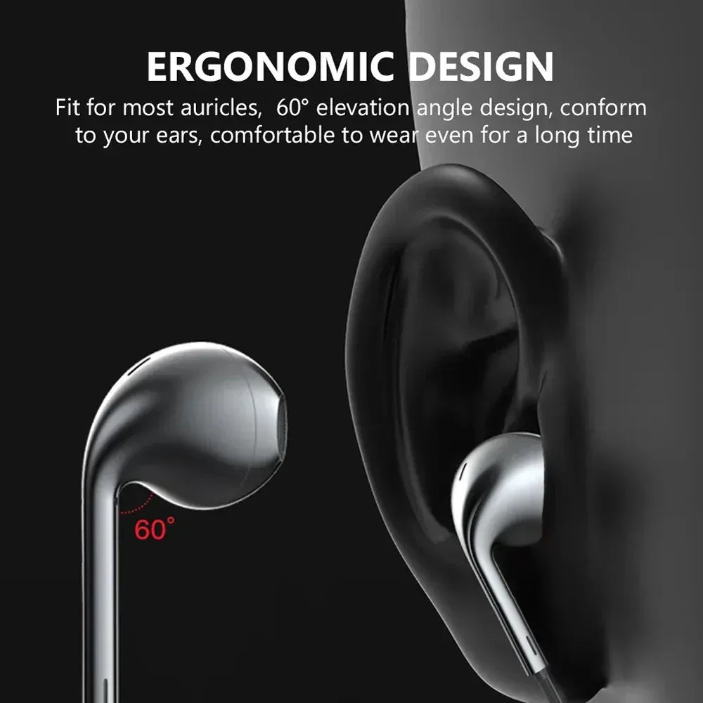 3.5mm Wired In-Ear Headphones | 50cm Universal Audio Cable | Tidesmit Tidesmit
